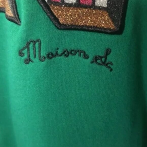 Scotch & Soda Maison Scotch Crewneck Sweatshirt Rainbow Glitter M Sz M - Picture 3 of 10